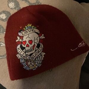 *Rare* Vintage Authentic Ed Hardy Knit Beanie Toque